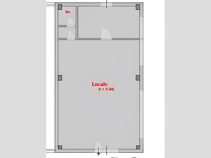 Immobile commerciale in Affitto a Porto San Giorgio, 1'700&euro;, 137 m²