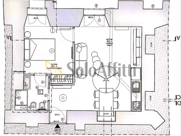 Bilocale in Affitto a Napoli, zona Piazza Nicola Amore, 1'500&euro;, 45 m², arredato