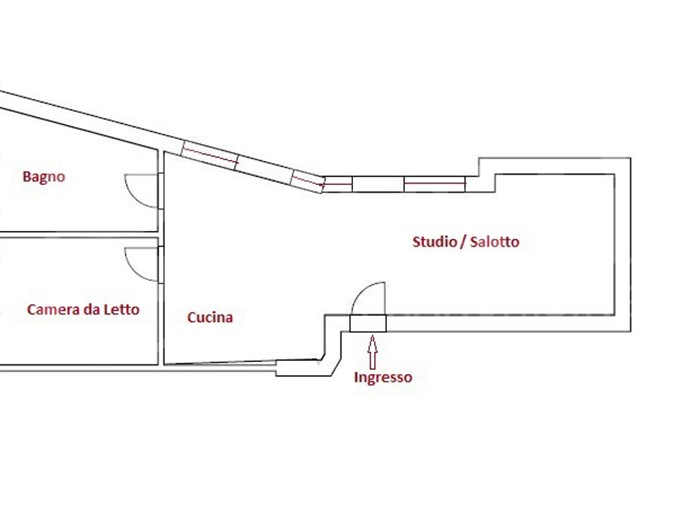 Trilocale in Vendita a Venafro, 78'000&euro;, 66 m², arredato