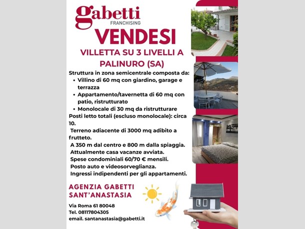 Appartamento in Vendita a Centola, 60 m²