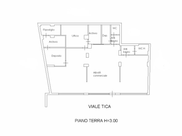 Immobile commerciale in Affitto a Siracusa, 2'500&euro;, 180 m²
