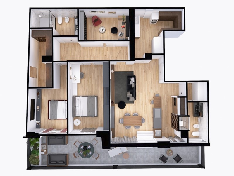 Trilocale in Vendita a Modena, 495'000&euro;, 140 m²