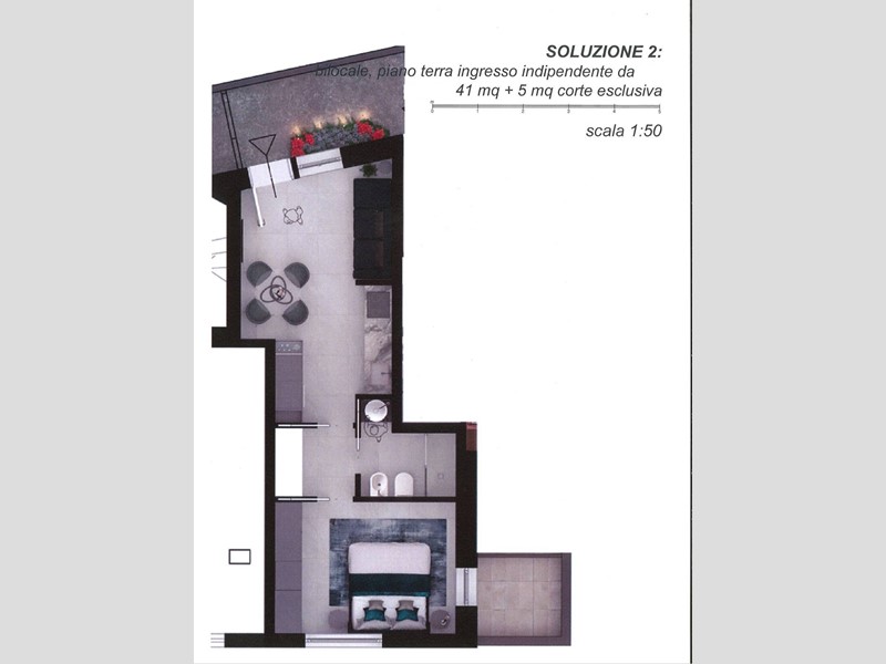 Bilocale in Vendita a San Benedetto del Tronto, 169'000&euro;, 41 m²
