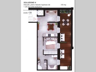 Trilocale in Vendita a San Benedetto del Tronto, 240'000&euro;, 60 m²