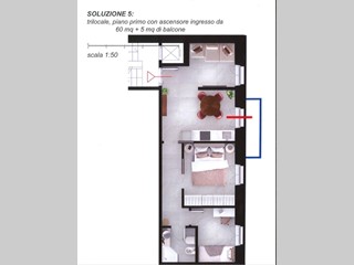 Trilocale in Vendita a San Benedetto del Tronto, 218'000&euro;, 60 m²