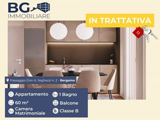 Bilocale in Vendita a Bergamo, 254'000&euro;, 60 m²