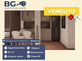 Monolocale in Vendita a Bergamo, 174'000&euro;, 37 m²