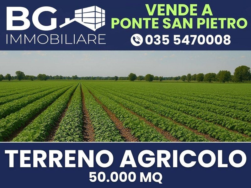 Terreno agricolo in Vendita a Ponte San Pietro, 50000 m²