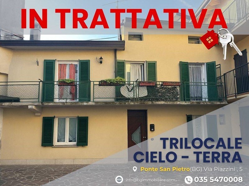Trilocale in Vendita a Ponte San Pietro, 125'000&euro;, 100 m²