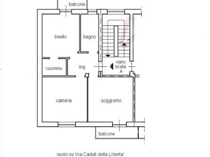 Appartamento in Vendita a Tortona, 22'500&euro;, 74 m²