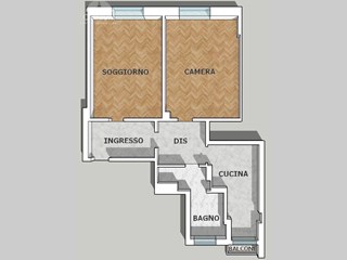 Bilocale in Affitto a Milano, zona CORSO ITALIA, 2'150&euro;, 80 m²