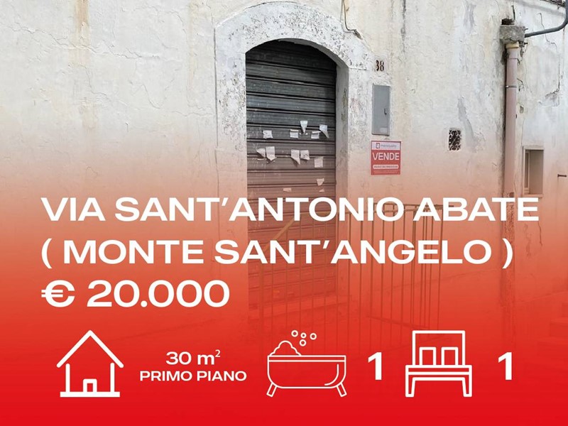 Monolocale in Vendita a Monte Sant'Angelo, 20'000&euro;, 30 m²