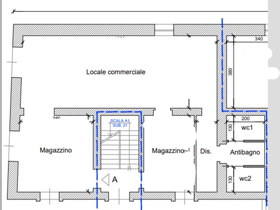 Immobile commerciale in Vendita a Trino, 13'238&euro;, 102 m²