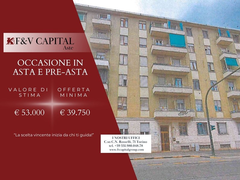 Bilocale in Vendita a Torino, 39'750&euro;, 52 m²