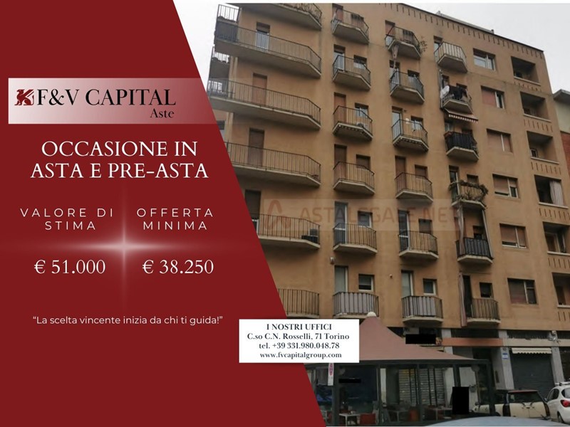 Bilocale in Vendita a Torino, 38'250&euro;, 45 m²