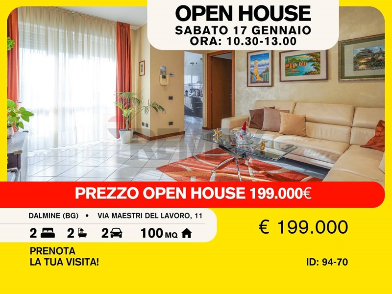 Trilocale in Vendita a Dalmine, 199'000&euro;, 100 m²