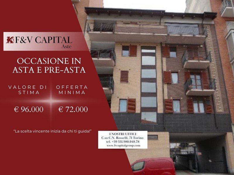 Bilocale in Vendita a Torino, 72'000&euro;, 60 m²
