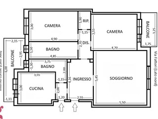 Quadrilocale in Vendita a Torino, 265'000&euro;, 125 m², con Box