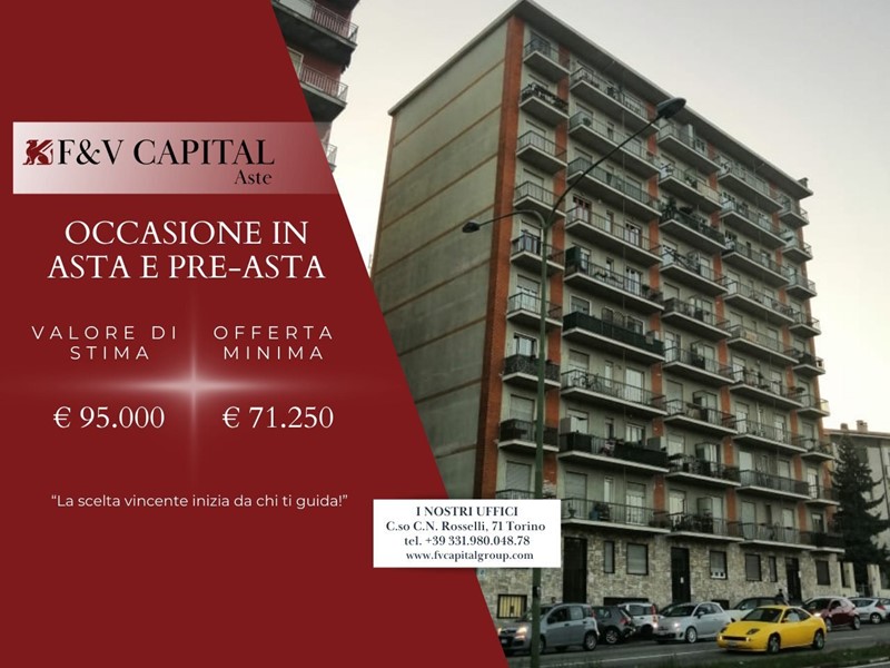 Trilocale in Vendita a Torino, 71'250&euro;, 83 m²