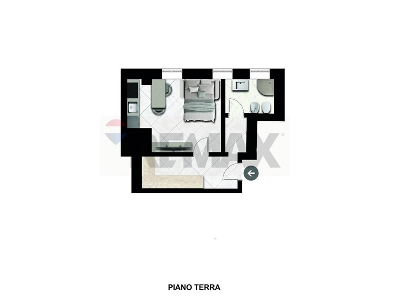 Monolocale in Vendita a Bergamo, 129'000&euro;, 37 m²