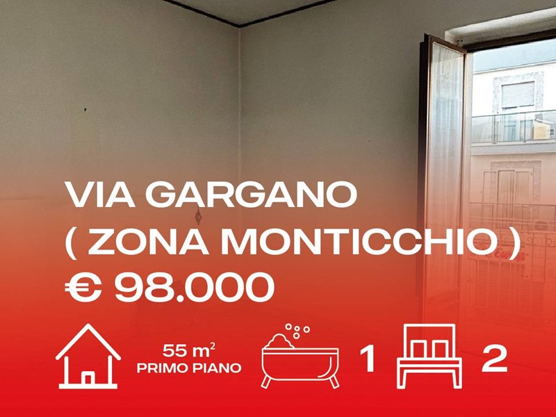 Trilocale in Vendita a Manfredonia, 98'000&euro;, 55 m²