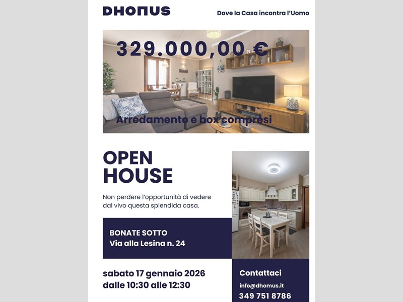 Villetta a schiera in Vendita a Bonate Sotto, 329'000&euro;, 180 m²