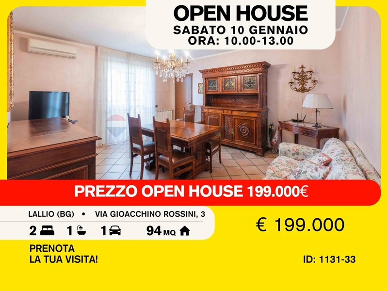 Trilocale in Vendita a Lallio, 199'000&euro;, 94 m²