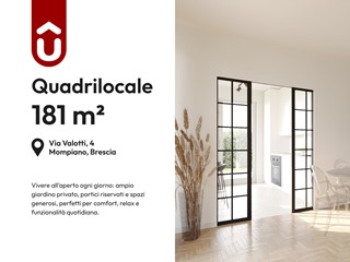 Quadrilocale in Vendita a Brescia, zona Mompiano, 616'000&euro;, 181 m², con Box