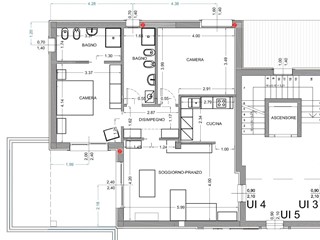 Trilocale in Vendita a Brescia, zona Mompiano, 454'000&euro;, 123 m², con Box