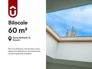Bilocale in Vendita a Brescia, 175'000&euro;, 60 m²
