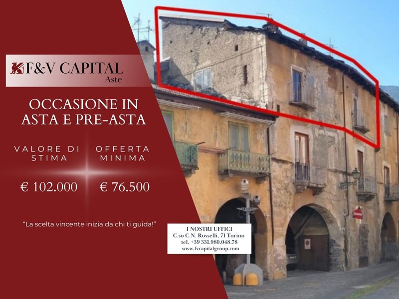 Appartamento in Vendita a Susa, 76'500&euro;, 178 m²