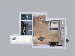 Trilocale in Vendita a Genova, zona Castelletto, 118'000&euro;, 46 m²