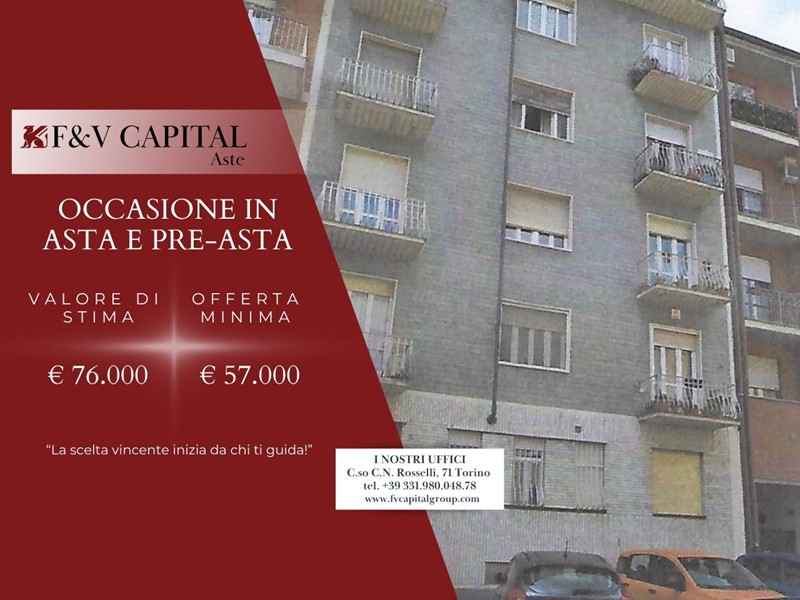 Trilocale in Vendita a Torino, 57'000&euro;, 80 m²