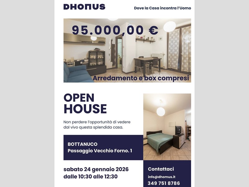 Bilocale in Vendita a Bottanuco, 95'000&euro;, 61 m²