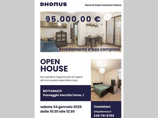 Bilocale in Vendita a Bottanuco, 95'000&euro;, 61 m²