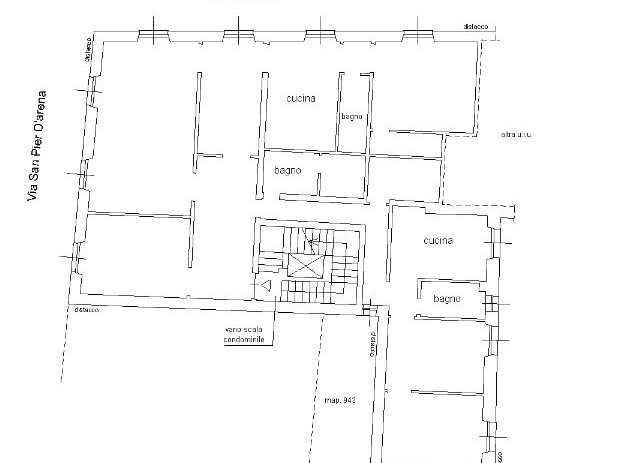 Appartamento in Vendita a Genova, zona Sampierdarena, 74'037&euro;, 217 m²