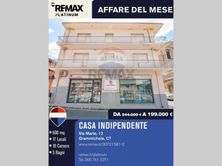 Casa Indipendente in Vendita a Grammichele, 199'000&euro;, 600 m²