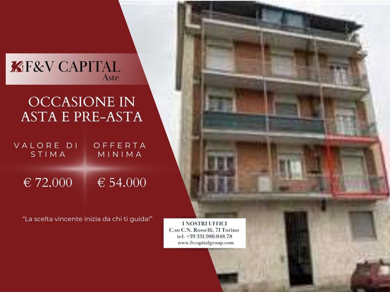 Bilocale in Vendita a Torino, 54'000&euro;, 55 m²