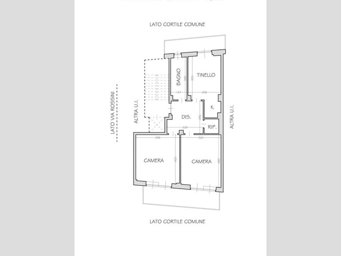 Trilocale in Vendita a Collegno, 208'000&euro;, 81 m²
