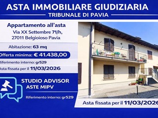 Trilocale in Vendita a Belgioioso, 41'438&euro;, 63 m²