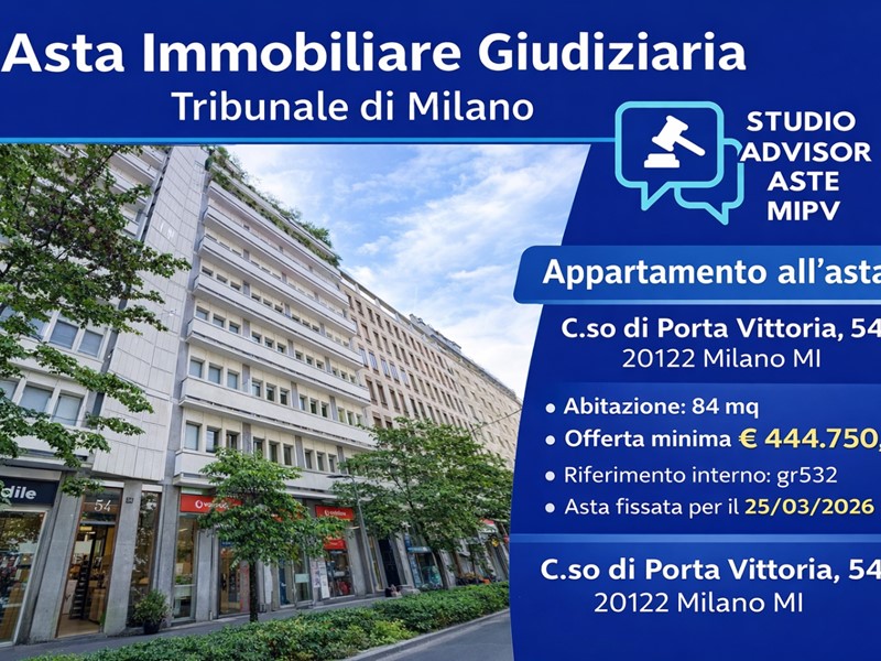 Appartamento in Vendita a Milano, 444'750&euro;, 84 m²