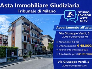 Trilocale in Vendita a Gorgonzola, 48'000&euro;, 54 m²