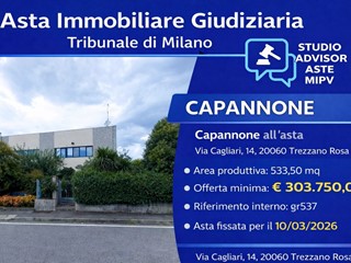Capannone in Vendita a Trezzano Rosa, 303'750&euro;, 534 m²