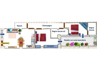 Quadrilocale in Vendita a Viareggio, 270'000&euro;, 81 m², arredato