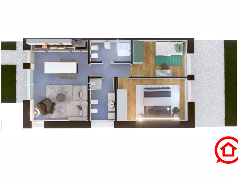 Trilocale in Vendita a Cesena, zona Case Finali, 349'000&euro;, 84 m²