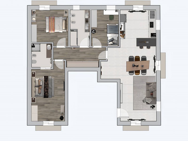 Appartamento in Vendita a Porto San Giorgio, 417'800&euro;, 100 m²