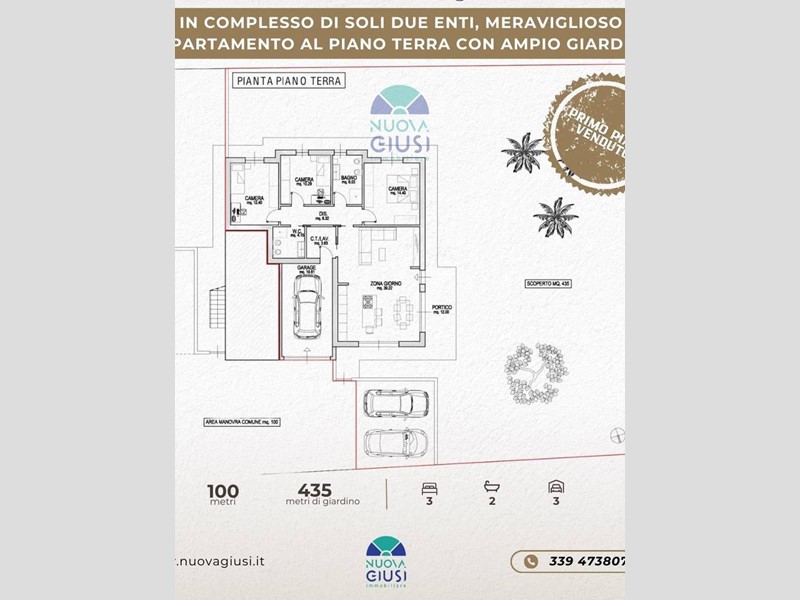 Villa bifamiliare in Vendita a Staranzano, 359'000&euro;, 115 m², con Box