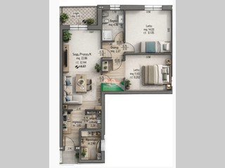 Trilocale in Vendita a Ravenna, 215'000&euro;, 88 m², con Box