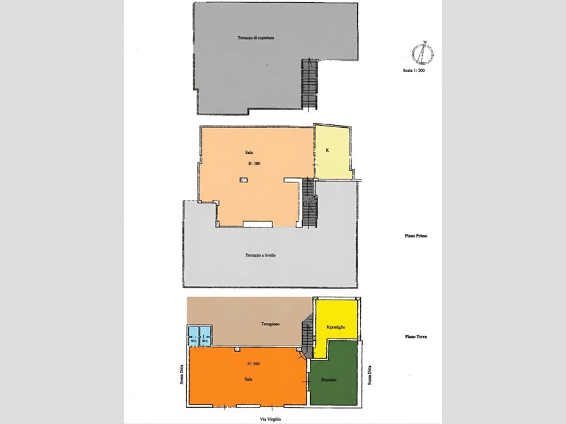 Quadrilocale in Vendita a Pozzuoli, zona Arco Felice, Via Virgilio, 240'000&euro;, 200 m²