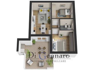 Trilocale in Vendita a Tortoreto, 188'000&euro;, 55 m²